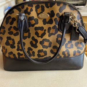 Coach leopard crossbody
